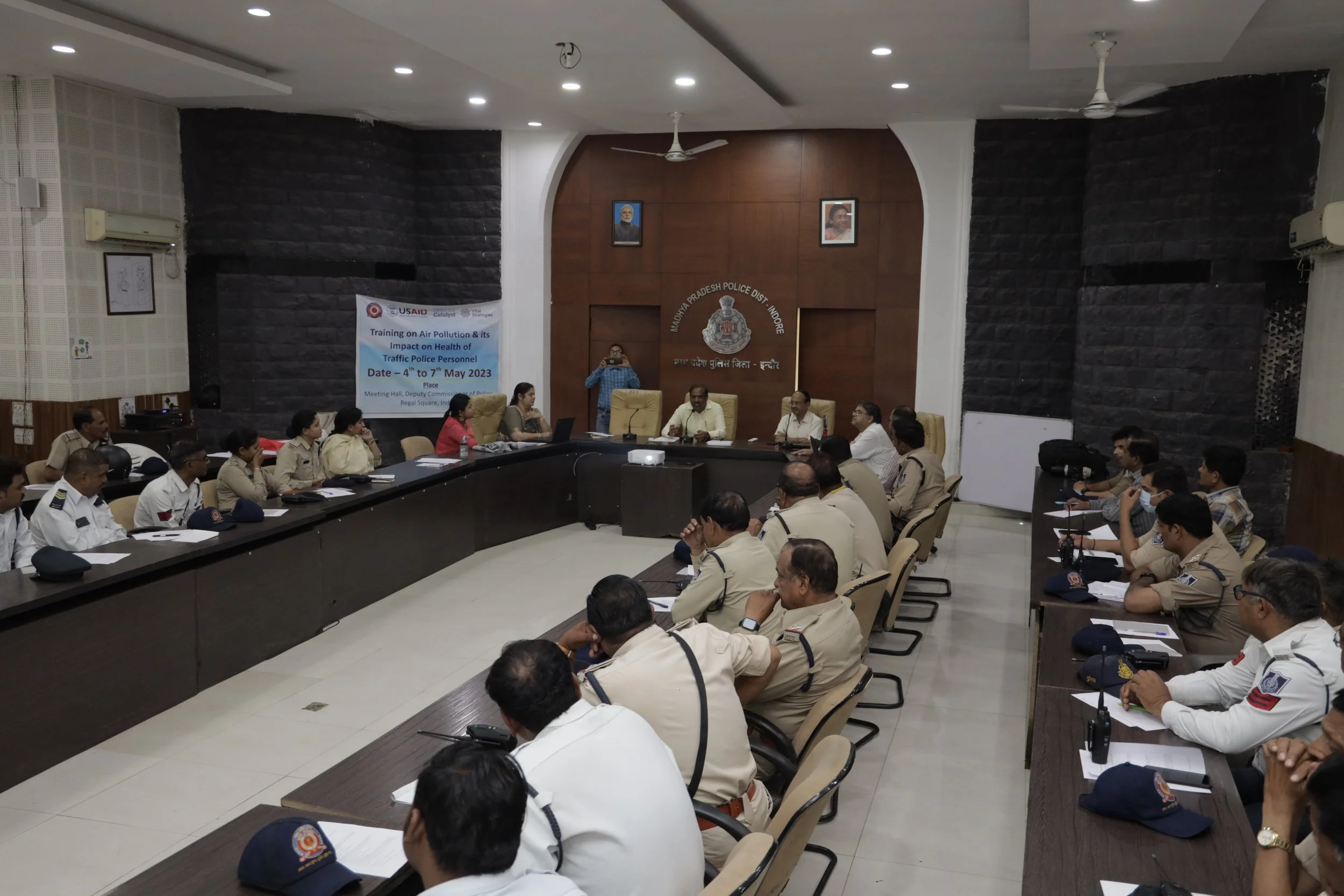 Clean Air Catalyst Supports Indore Traffic Police to Combat Air Pollution&nbsp;