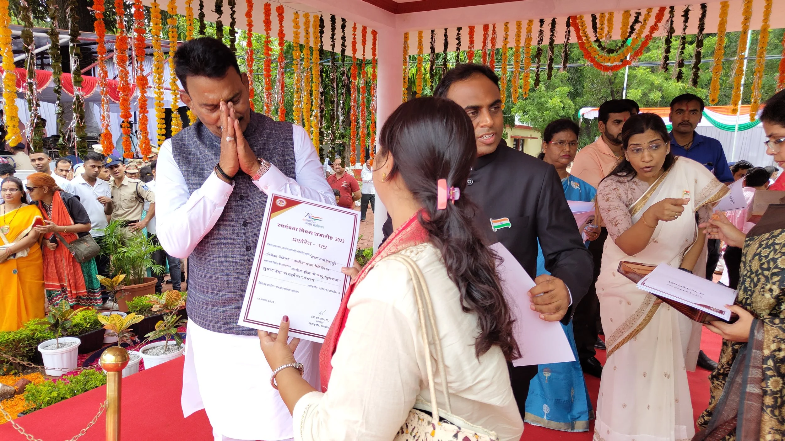 इंदौर की वायु गुणवत्ता सुधारने में योगदान के लिए क्लीन एयर कैटलिस्ट सम्मानित