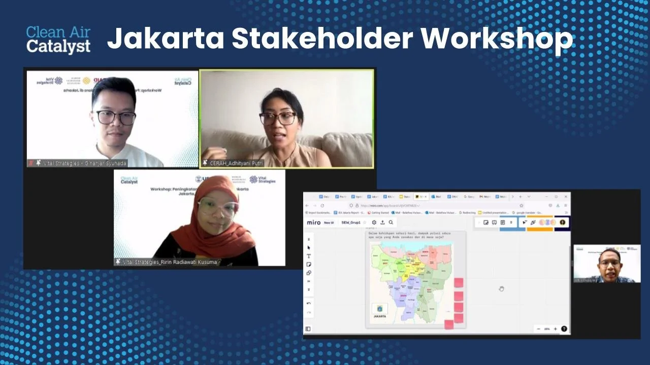 Screenshot from Jakarta Stakeholder Workshop