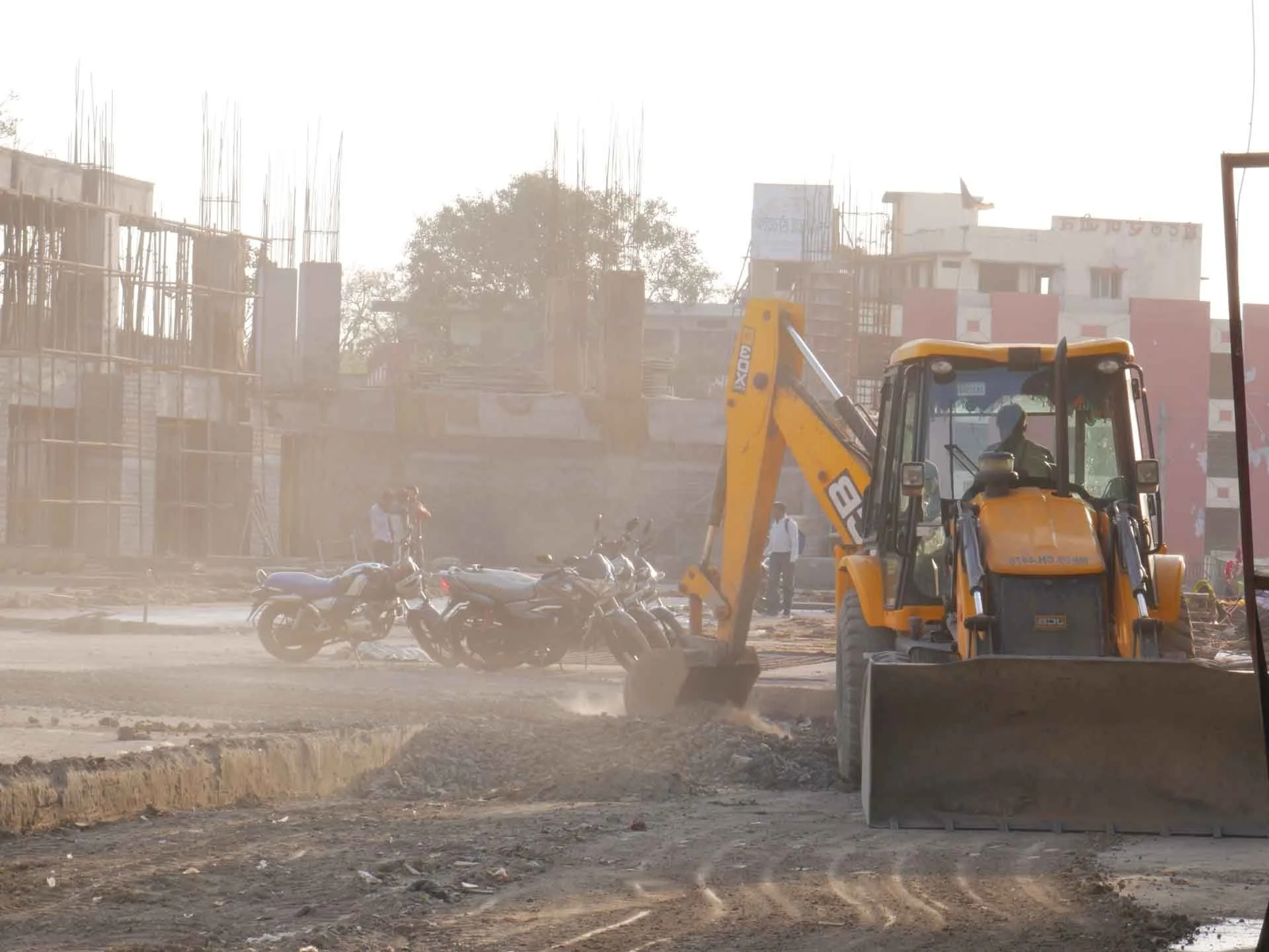 Soil dust air pollution 
